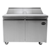 SABA SPS-48-12 - 48" Two Door Commercial Sandwich Prep Table with 12 Pans - SPS-48-12