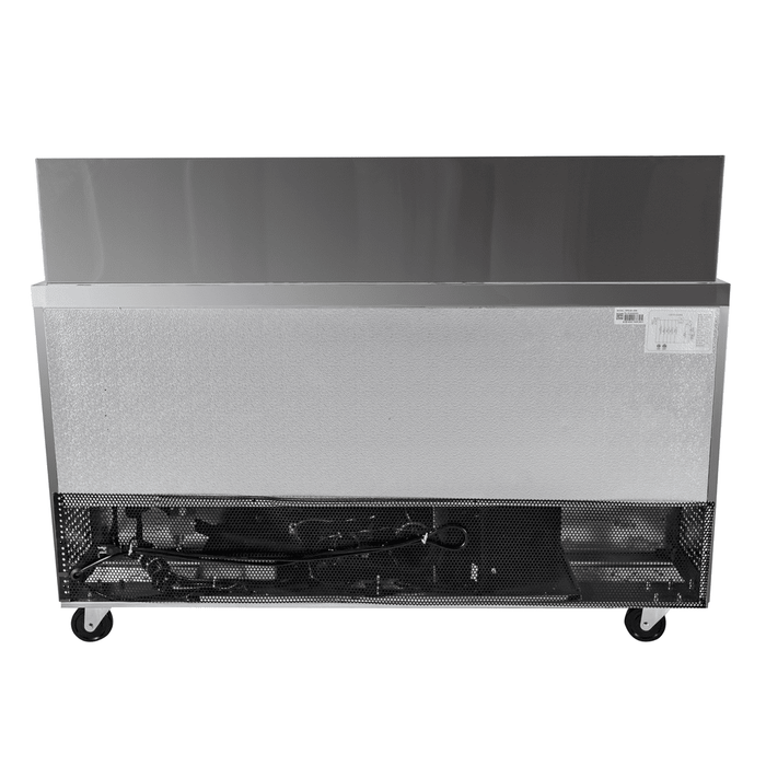 SABA SBB-27-69G - 27" Depth 69" Two Glass Door Commercial Back Bar Cooler Black - SBB-27-69G