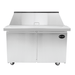 SABA SPS-60-24M - 60" Two Door Commercial Mega-Top Sandwich Prep Table with 24 Pans - SPS-60-24M