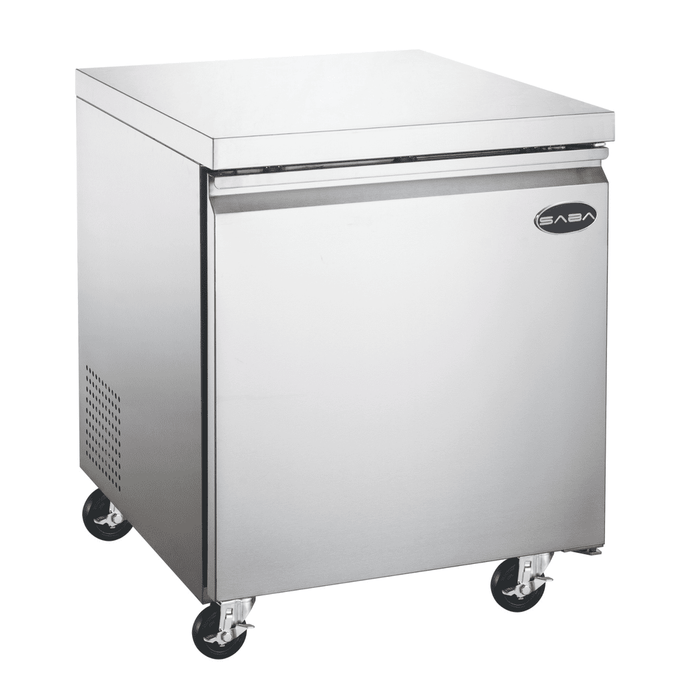 SABA SUC-27F - 27" One Door Commercial Under-Counter Freezer - SUC-27F