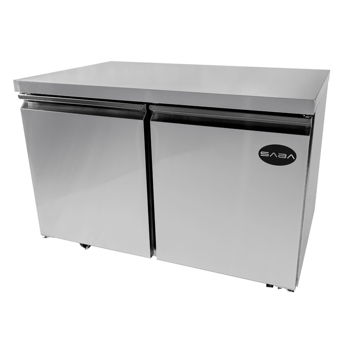 SABA SUC-48R - 48" Two Door Commercial Under-Counter Cooler - SUC-48R