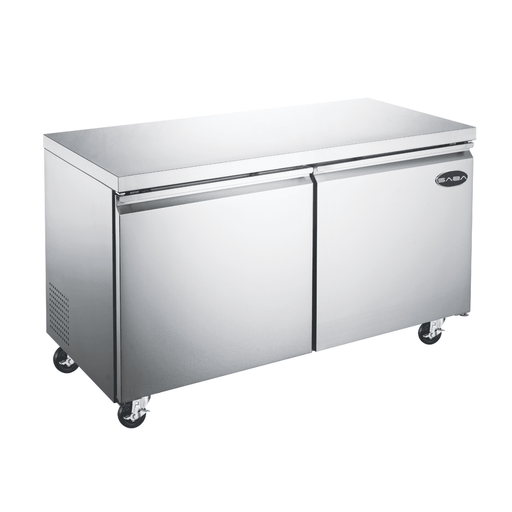 SABA SUC-48R - 48" Two Door Commercial Under-Counter Cooler - SUC-48R