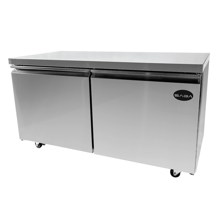 SABA SUC-60R - 60" Two Door Commercial Under-Counter Cooler - SUC-60R