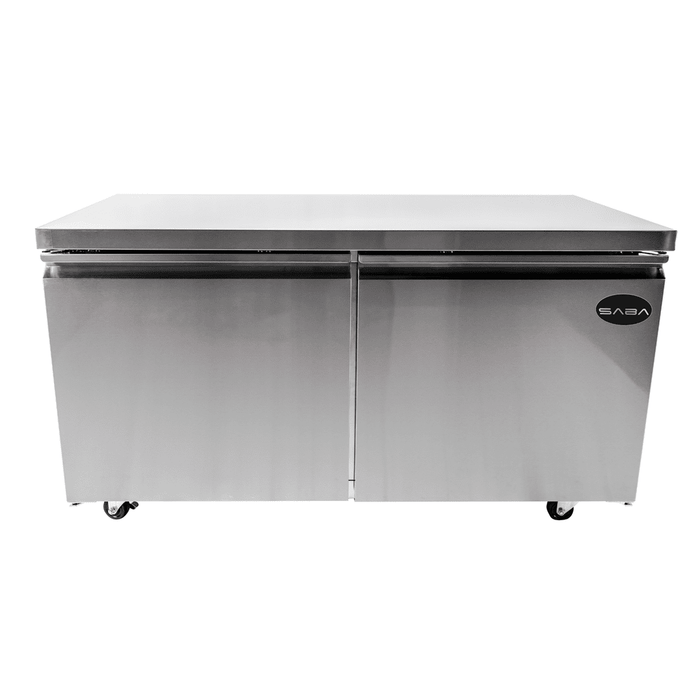 SABA SUC-60R - 60" Two Door Commercial Under-Counter Cooler - SUC-60R