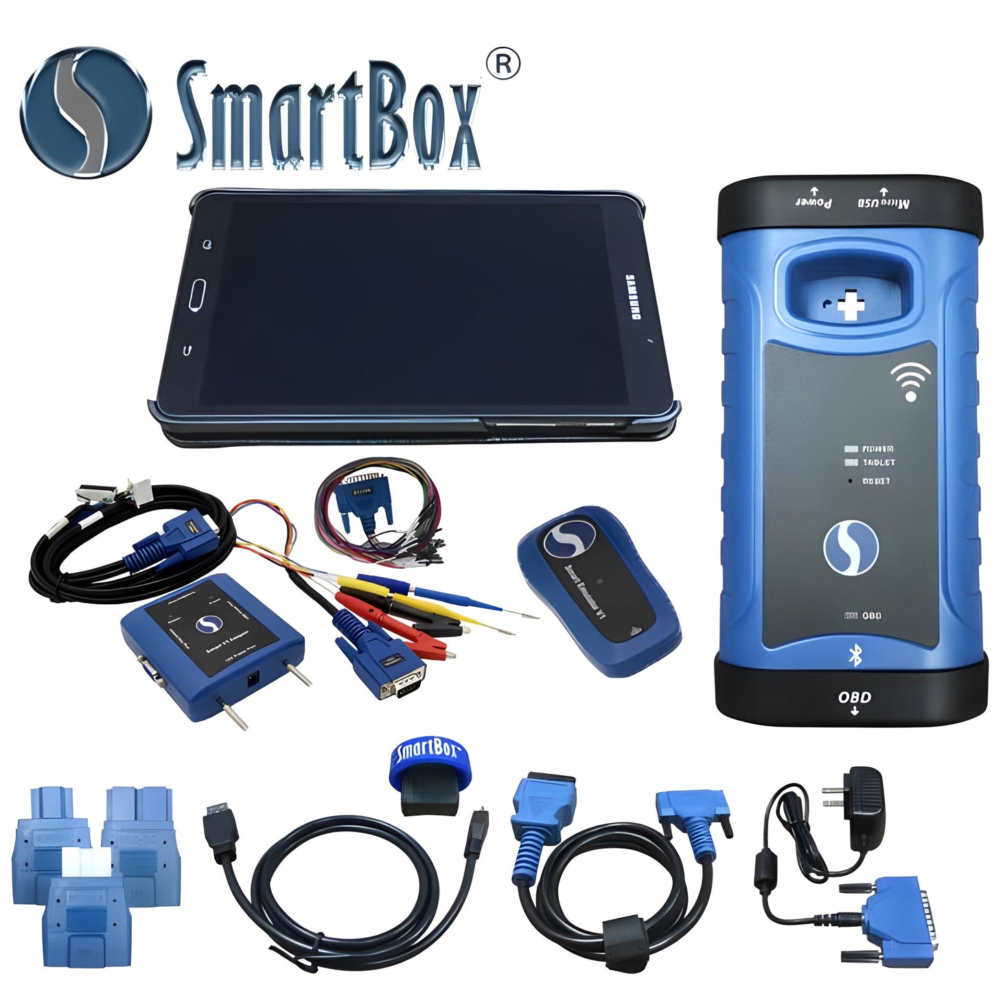 Smart Box - Automotive Key Programmer (2nd Generation) & Adapter And Unlocking Key Core Package - SB-SmartBox+198064