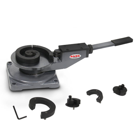 KAKA Industrial SBG-30 Universal Bender, High Precision Metal Bender for Steel, Brass, Copper and aluminum, Cast-Iron Steel Frame Scroll Bender with 3 Metal Scroll Bender - 173217