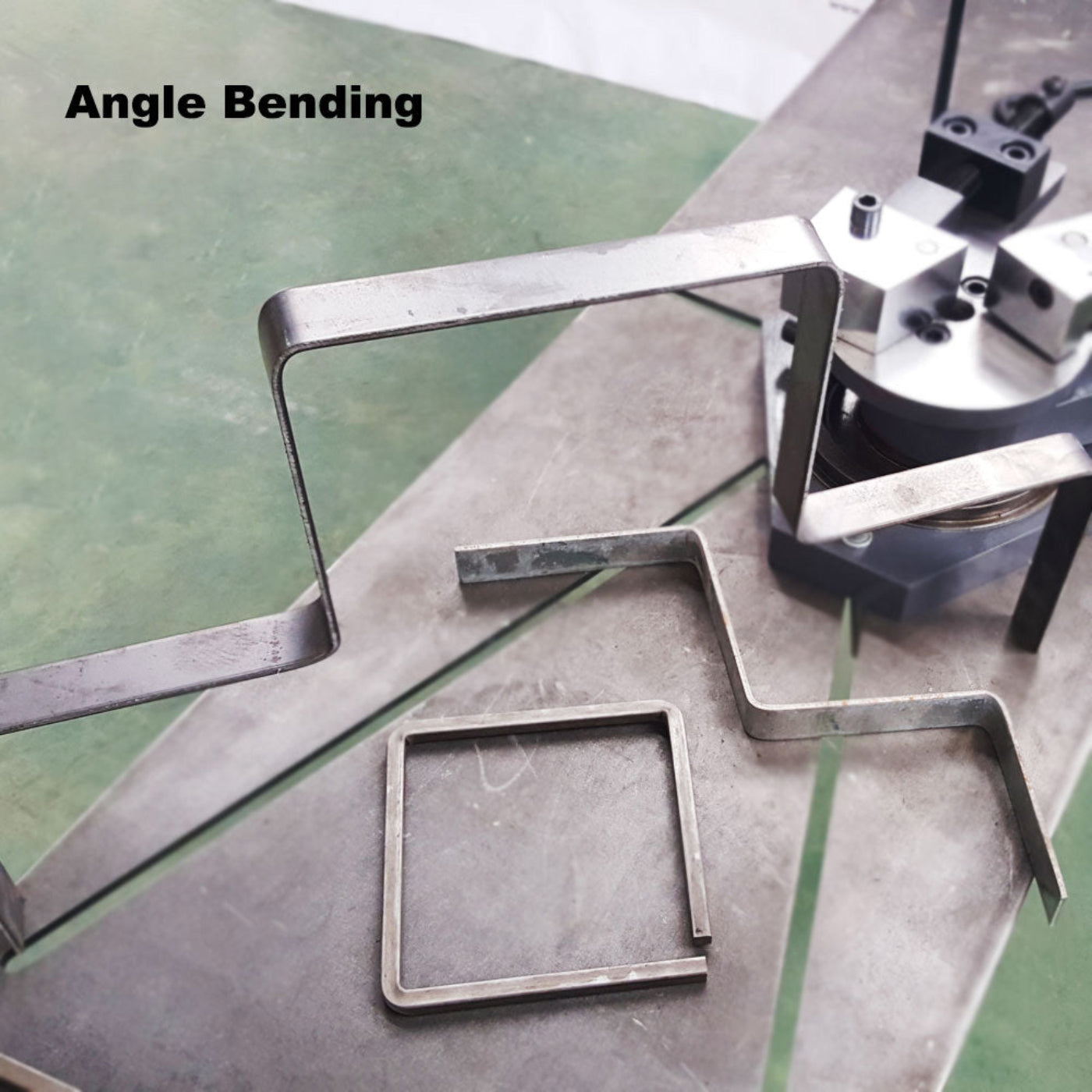 KAKA Industrial SBG-40 Heavy-Duty Universal Bender, High Capacity Flat Bar, Square Bar and Round Bar Metal Bender, Combination of Scroll, Radius and Angle Bending, Metal Scroll Bender Metal Bender - 173203