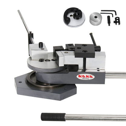 KAKA Industrial SBG-40 Heavy-Duty Universal Bender, High Capacity Flat Bar, Square Bar and Round Bar Metal Bender, Combination of Scroll, Radius and Angle Bending, Metal Scroll Bender Metal Bender - 173203