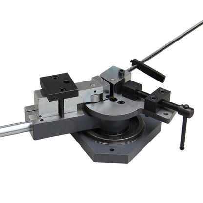 KAKA Industrial SBG-40 Heavy-Duty Universal Bender, High Capacity Flat Bar, Square Bar and Round Bar Metal Bender, Combination of Scroll, Radius and Angle Bending, Metal Scroll Bender Metal Bender - 173203