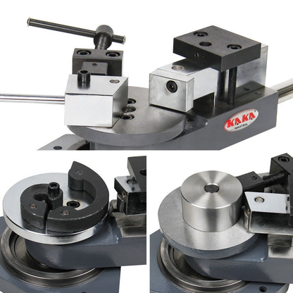 KAKA Industrial SBG-40 Heavy-Duty Universal Bender, High Capacity Flat Bar, Square Bar and Round Bar Metal Bender, Combination of Scroll, Radius and Angle Bending, Metal Scroll Bender Metal Bender - 173203