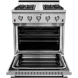 NXR 30" Propane Gas Range & Under Cabinet Hood Bundle, Stainless Steel - SC3055LPEHBD