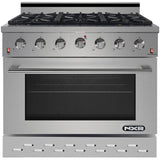 NXR 36 in. Natural Gas Range and Under Cabinet Range Hood Package, - SC3611EHBD