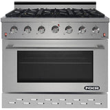 NXR 36 in. Natural Gas Range and Under Cabinet Range Hood Package, - SC3611EHBD