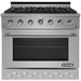 NXR 36 in. 5.5 cu.ft. Pro-Style Natural Gas Range with Convection Oven in Stainless Steel, - SC3611