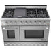 NXR 48 in. Natural Gas Range and Under Cabinet Range Hood Package, - SC4811EHBD