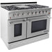 NXR 48 in. Natural Gas Range and Under Cabinet Range Hood Package, - SC4811EHBD