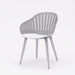 Midtown Concept Cannes Grey Monocrome Outdoor Dining Chair - 4PC - SC_CANNES_MONO-GREY