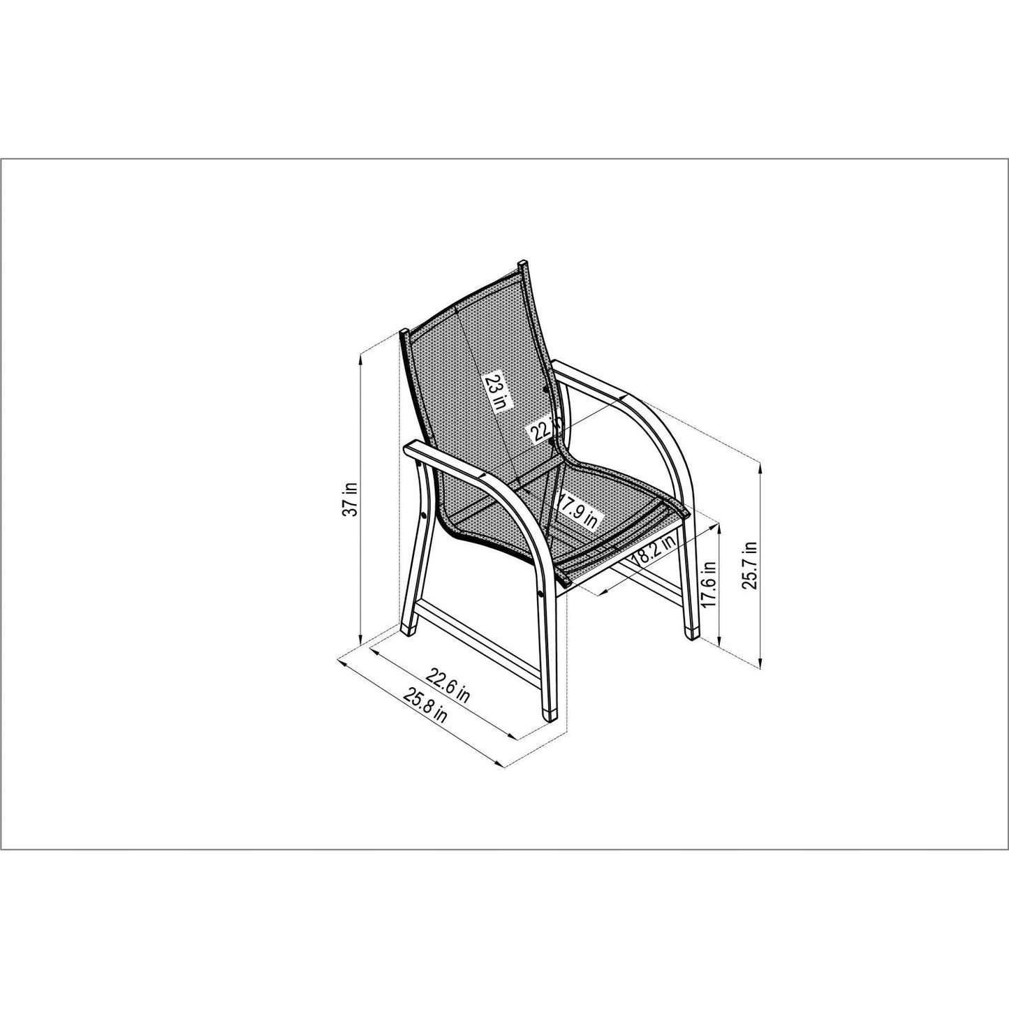 Midtown Concept Orlando Rectangular Teak Finish Table & Manhattan Black Carver Easy Armchair - ORLAN_4MANHA
