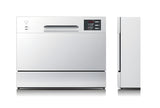 SPT Countertop Dishwasher with Delay Start & LED – Silver - SD-2225DS