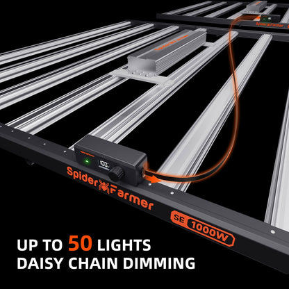 Samson Spider Farmer SE1000W Dimmable Full Spectrum CO2 LED Grow Light New - SE-1000W