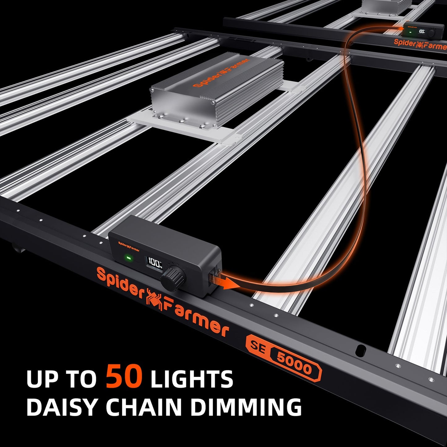 Samson Spider Farmer SE5000 Dimmable Full Spectrum LED Grow Light New - SE-5000