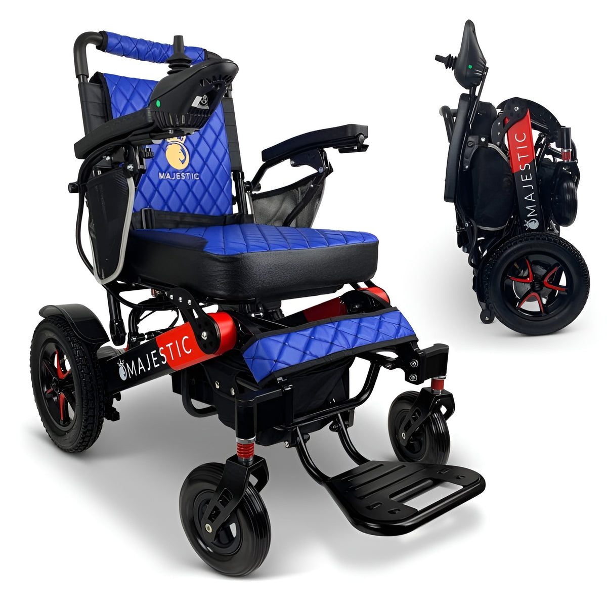 ComfyGo Majestic IQ-7000 Remote Control Folding Electric Wheelchair - IQ-7000