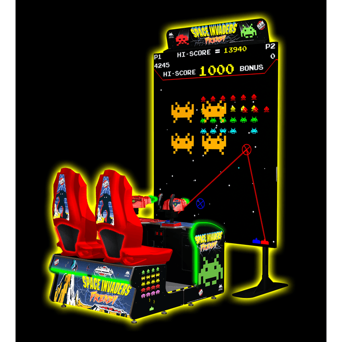 Raw Thrills Space Invaders Frenzy Arcade Game - 026547N