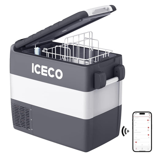 52.8QT JP50 12V APP Controlled Portable Fridge With Free Protective Cover