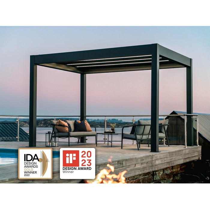 PERGOLUX Skydance S2 Outdoor Retractable Pergola - 6063