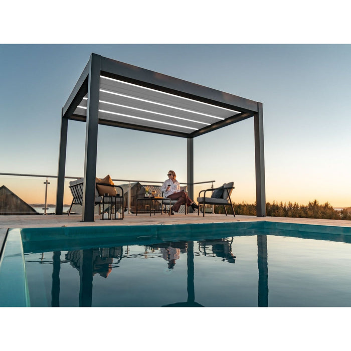 PERGOLUX Skydance S2 Outdoor Retractable Pergola - 6063