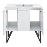 Swiss Madison Annecy 36" Bathroom Vanity in White - SM-BV213 - Backyard Provider