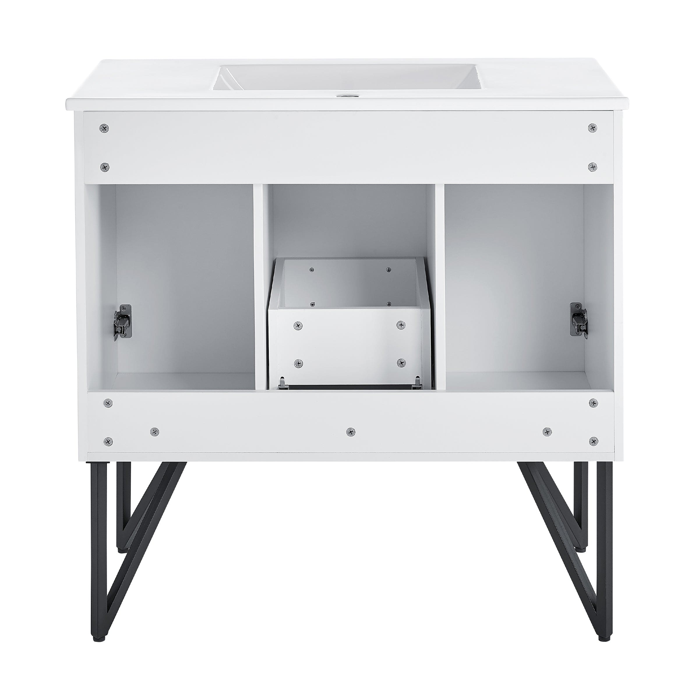 Swiss Madison Annecy 36" Bathroom Vanity in White - SM-BV213 - Backyard Provider