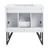 Swiss Madison Annecy 36" Bathroom Vanity in White - SM-BV213 - Backyard Provider