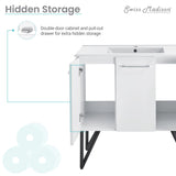 Swiss Madison Annecy 36" Bathroom Vanity in White - SM-BV213 - Backyard Provider