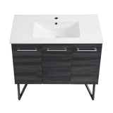 Swiss Madison Annecy 36" Bathroom Vanity in Black Walnut - SM-BV223 - Backyard Provider