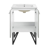 Swiss Madison Annecy 24" Bathroom Vanity in Brushed Grey - SM-BV232 - Backyard Provider