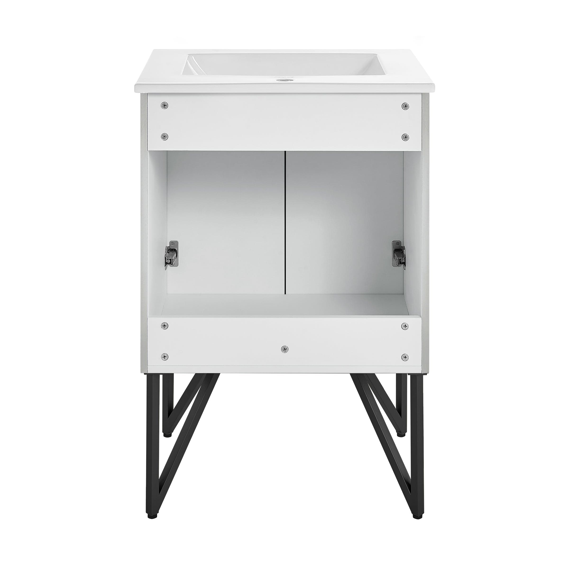 Swiss Madison Annecy 24" Bathroom Vanity in Brushed Grey - SM-BV232 - Backyard Provider