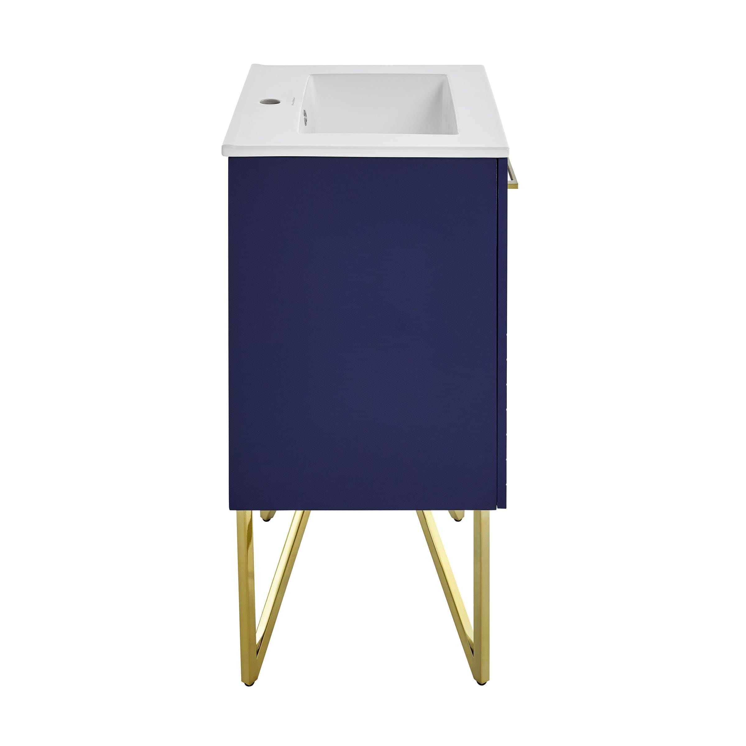 Swiss Madison Annecy 24" Bathroom Vanity in Granger Blue - SM-BV252L - Backyard Provider