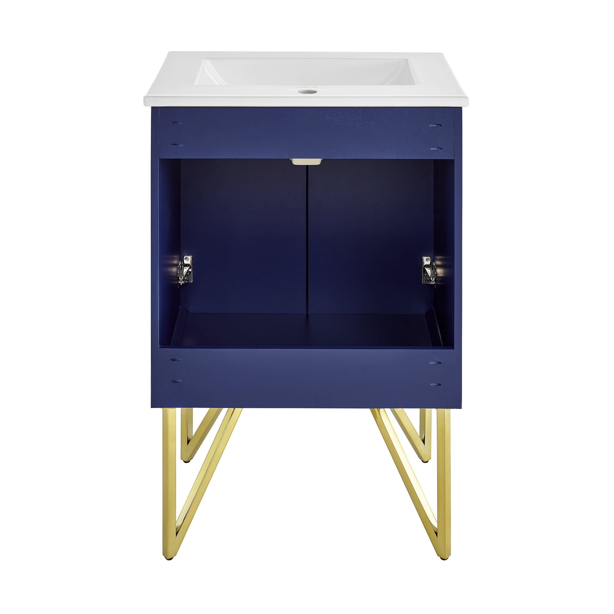 Swiss Madison Annecy 24" Bathroom Vanity in Granger Blue - SM-BV252L - Backyard Provider