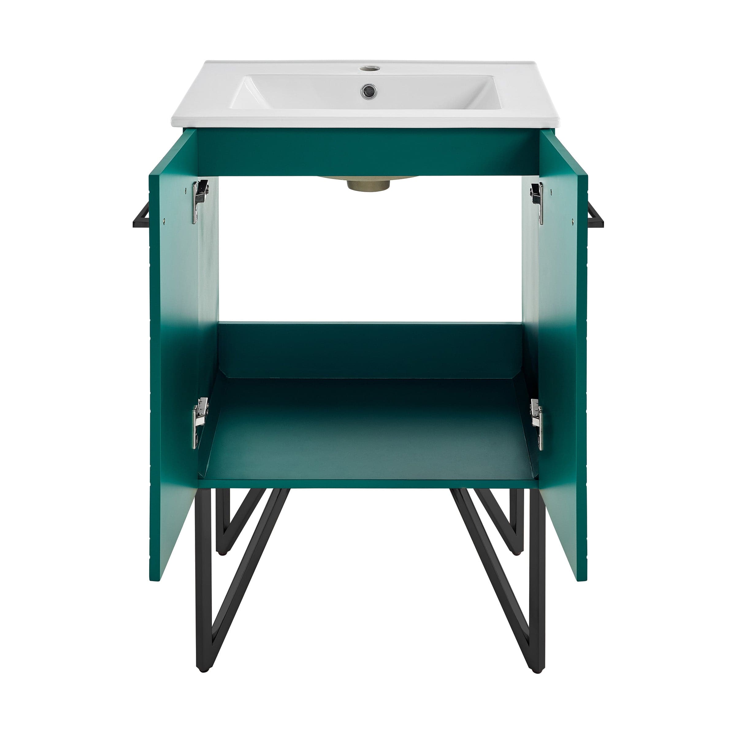 Swiss Madison Annecy 24" Bathroom Vanity in Barracuda Teal - SM-BV253T - Backyard Provider