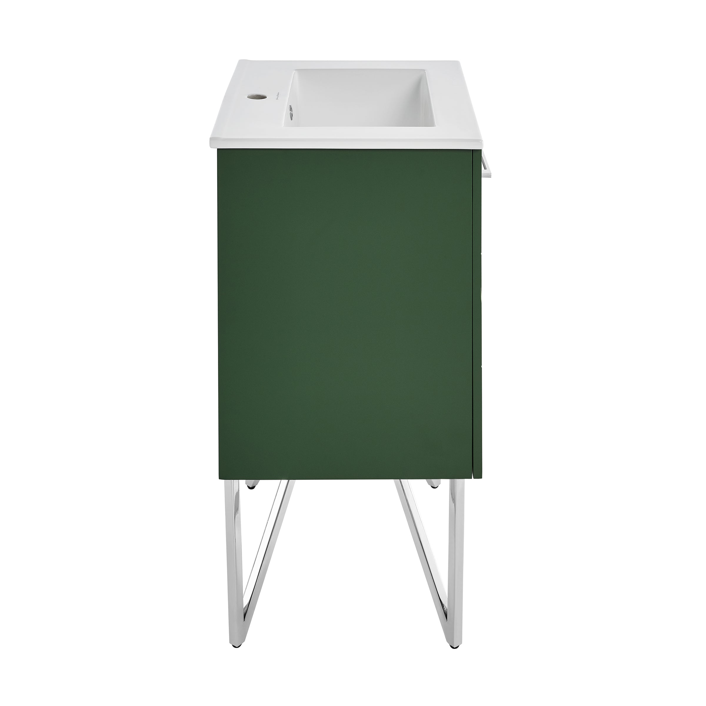 Swiss Madison Annecy 24" Bathroom Vanity in Atlas Green - SM-BV254EN - Backyard Provider