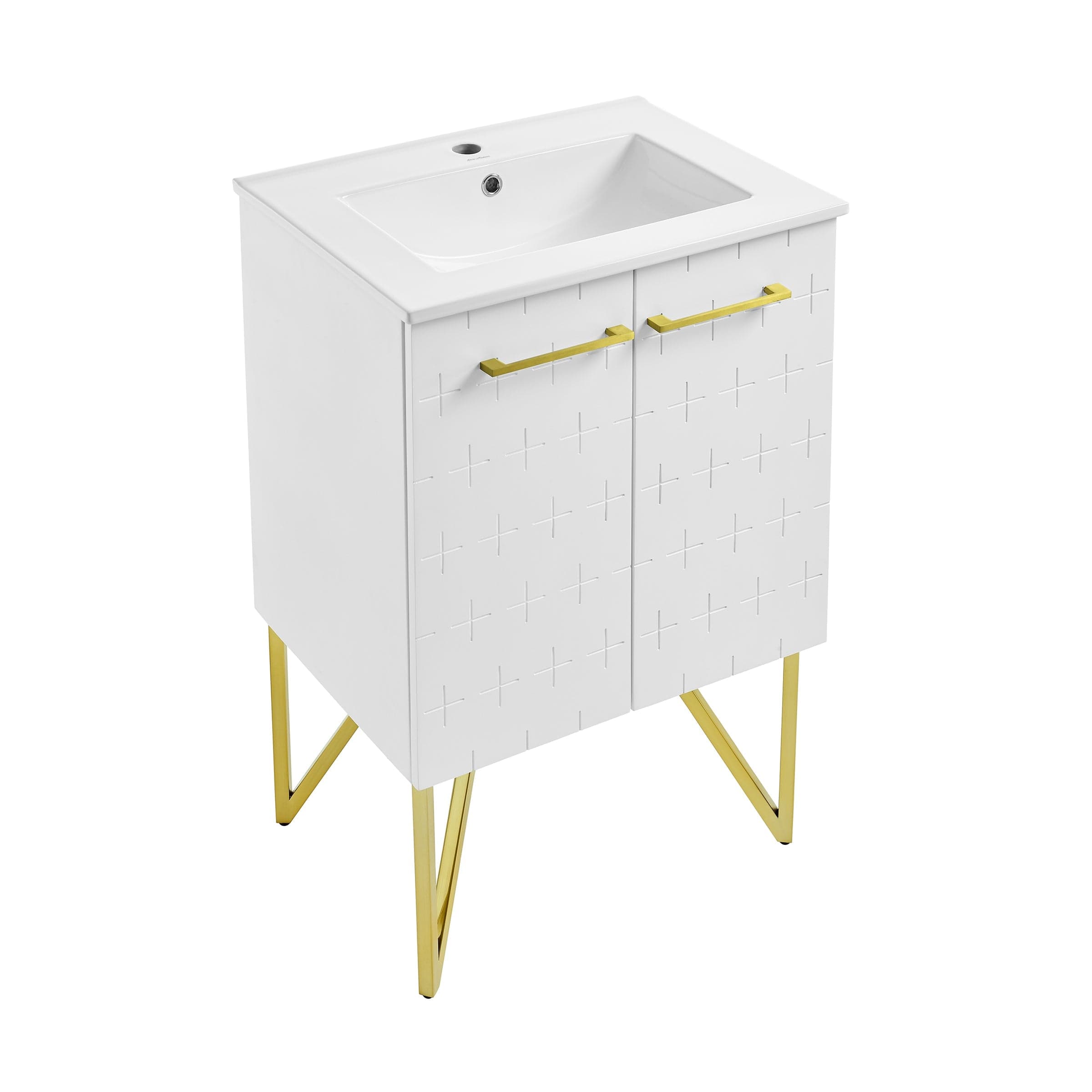 Swiss Madison Annecy 24" Bathroom Vanity in Galaxy White - SM-BV255W - Backyard Provider