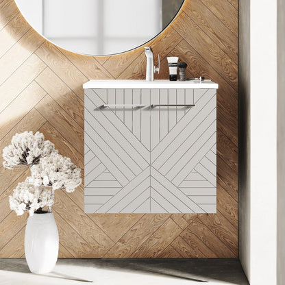 Swiss Madison Annecy 24" Bathroom Vanity in Mayhem Greige - SM-BV256EI - Backyard Provider