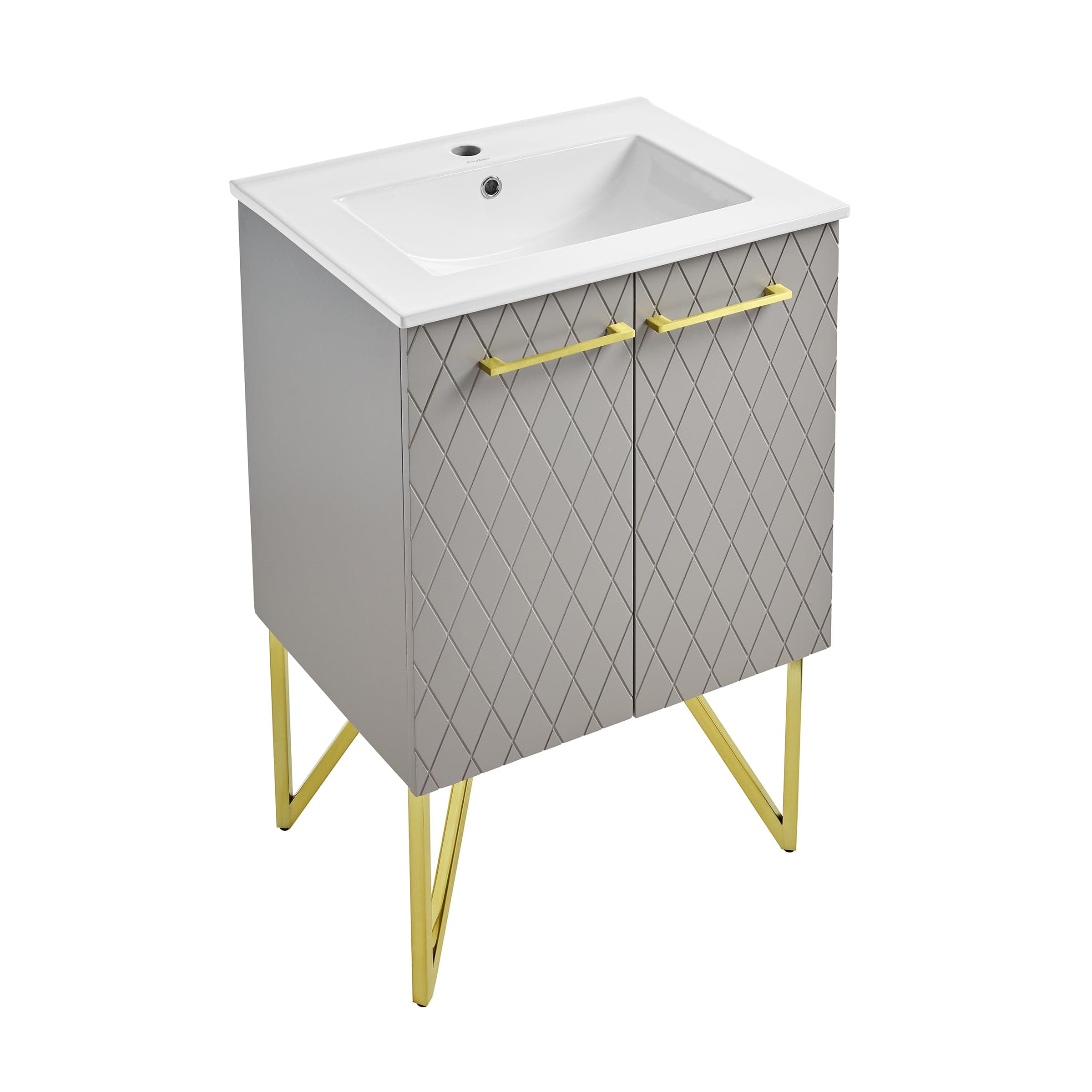 Swiss Madison Annecy 24" Bathroom Vanity in Diamond Grey - SM-BV257E - Backyard Provider