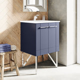 Swiss Madison Annecy 24" Bathroom Vanity in Cinder Purple - SM-BV258E - Backyard Provider