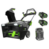 EGO Power+ 21" 56-Volt Cordless Snow Blower with Peak Power (2) 5.0Ah Batteries and Charger Included- SNT2102