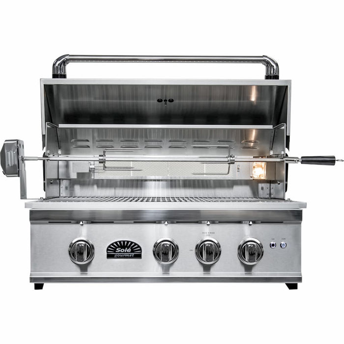 Sole Gourmet 32″ TR Series Build-in Grill with LED Controls - SO321BQRTRL