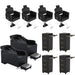 OmySalon 4 Operator Classic Mobile Salon Package Black - SP3-4B