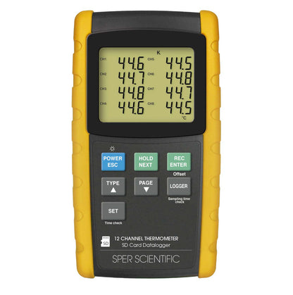 ThermoProbe 12 Channel Digital Thermometer with Datalogger - 800099