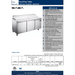 SABA SPS-72-18 - 72" Three Door Commercial Sandwich Prep Table with 18 Pans - SPS-72-18